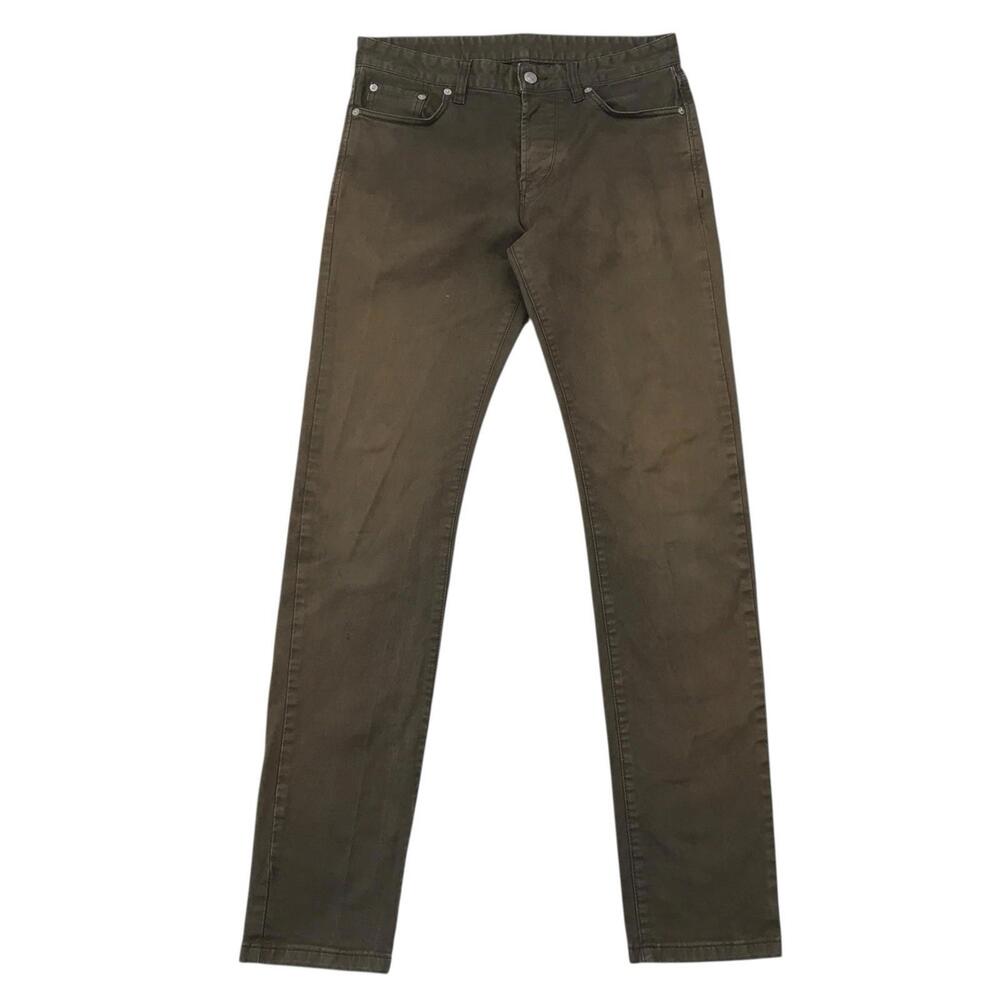 Buck Mason Maverick Slim Jeans Mens 30x34 Harbor Twill 12oz Button Fly Pants BM